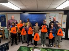Lower School enrichment students work with DelDOT Lower School enrichment students work with DelDOT